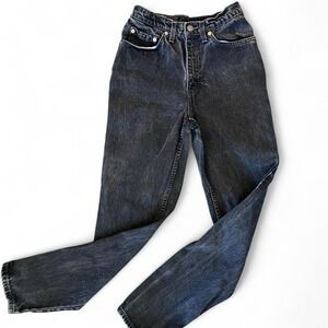 Vintage Levi's 512 slim fit tapered leg black jeans womens‎ 7 MED 25x20